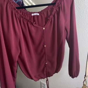 Off shoulder top
